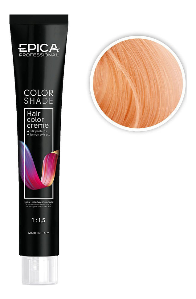 

Крем-краска для волос Пастельное тонирование Color Shade 100мл: Абрикос, Крем-краска для волос Пастельное тонирование Color Shade 100мл