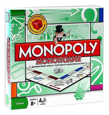 

Hasbro Монополия классическая Monopoly 6123