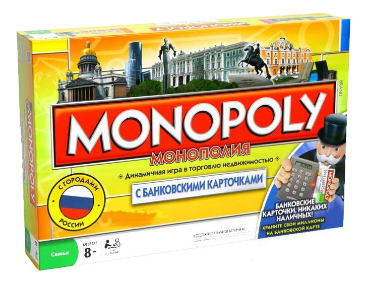 

Монополия с банковскими картами Monopoly 6141
