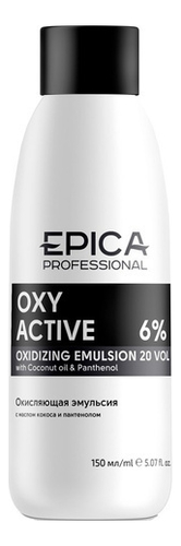 

Кремообразная окисляющая эмульсия с маслом кокоса и пантенолом Oxy Active 150мл: Эмульсия 6%, Кремообразная окисляющая эмульсия с маслом кокоса и пантенолом Oxy Active 150мл