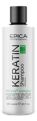 

Шампунь для реконструкции и глубокого восстановления волос Keratin Pro Shampoo: Шампунь 250мл, Шампунь для реконструкции и глубокого восстановления волос Keratin Pro Shampoo