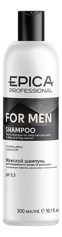 

Шампунь для ежедневного ухода For Men Shampoo: Шампунь 300мл, Шампунь для ежедневного ухода For Men Shampoo