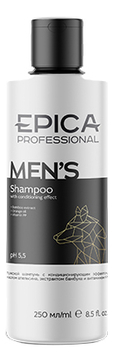 Шампунь для волос с маслом апельсина и экстрактом бамбука Men's Shampoo