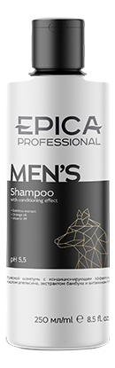 Шампунь для волос с маслом апельсина и экстрактом бамбука Men's Shampoo: Шампунь 250мл