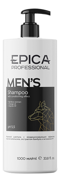 

Шампунь для волос с маслом апельсина и экстрактом бамбука Men's Shampoo: Шампунь 1000мл, Шампунь для волос с маслом апельсина и экстрактом бамбука Men's Shampoo