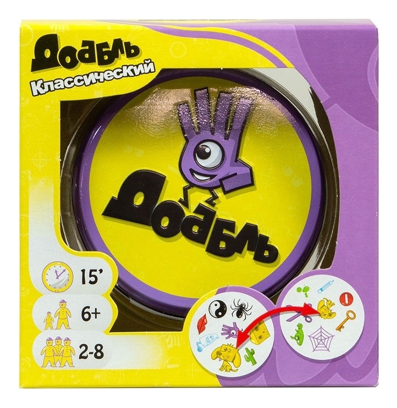 

Asmodee Настольная игра Доббль классический УТ100028056