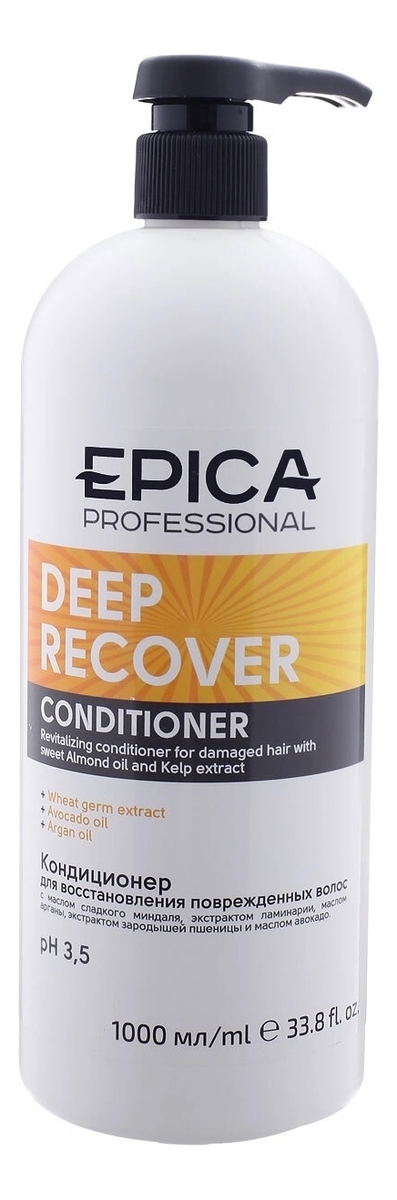 

Кондиционер для поврежденных волос Deep Recover Conditioner: Кондиционер 1000мл, Кондиционер для поврежденных волос Deep Recover Conditioner