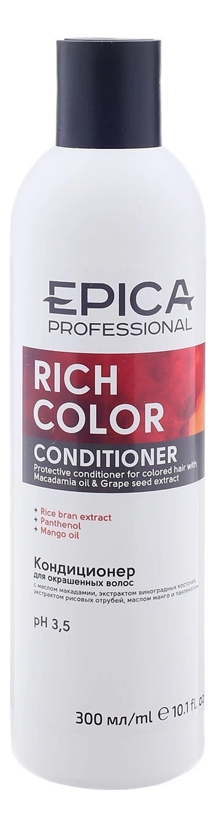 

Кондиционер для окрашенных волос Rich Color Conditioner: Кондиционер 300мл, Кондиционер для окрашенных волос Rich Color Conditioner
