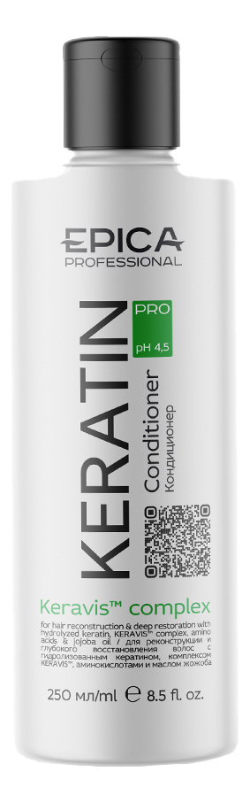 цена Кондиционер для реконструкции и глубокого восстановления волос Keratin Pro Conditioner: Кондиционер 250мл