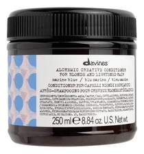 Davines Кондиционер для осветленных и натуральных волос Alchemic Creative Conditioner For Blond And Lightened Hair Marine Blue 250мл