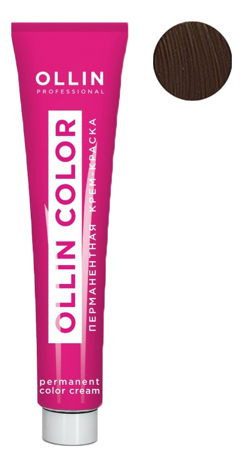 

Перманентная крем-краска для волос Ollin Color 60мл: 4/1 Шатен пепельный, Перманентная крем-краска для волос Ollin Color 60мл