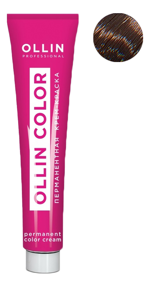 Перманентная крем-краска для волос Ollin Color 60мл: 5/3 Светлый шатен золотистый перманентная крем краска для волос ollin color 60мл 5 5 светлый шатен махагоновый