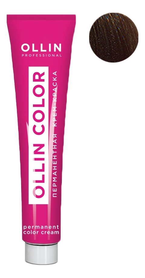 Перманентная крем-краска для волос Ollin Color 60мл: 7/00 Русый глубокий