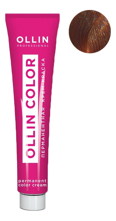 Купить Перманентная крем-краска для волос с экстрактом подсолнечника и шелка Ollin Color 100мл: 10/43 Светлый блондин медно-золотистый, OLLIN Professional