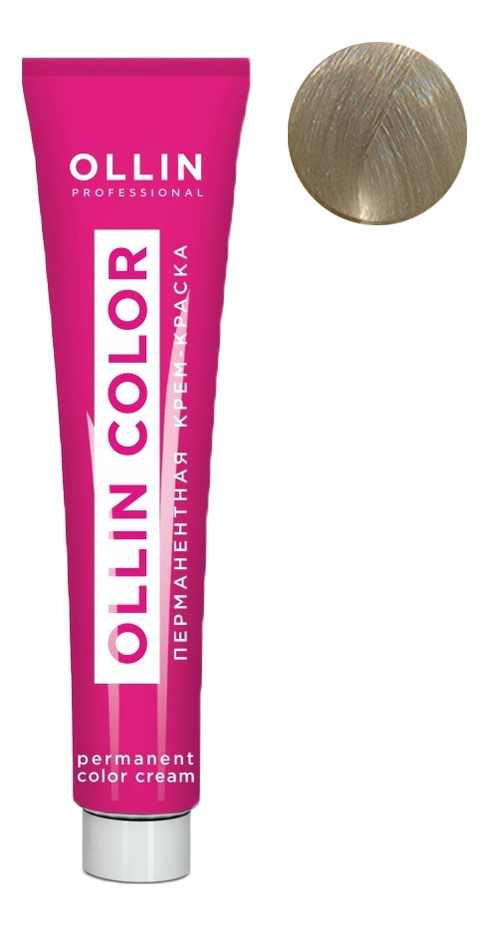

Перманентная крем-краска для волос с экстрактом подсолнечника и шелка Ollin Color 100мл: 11/1 Специальный блондин пепельный, Перманентная крем-краска для волос с экстрактом подсолнечника и шелка Ollin Color 100мл