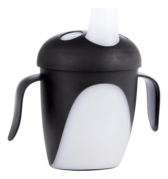 

Чашка-непроливайка Penguin Cup 9+ 240мл: Черная, Чашка-непроливайка Penguin Cup 9+ 240мл