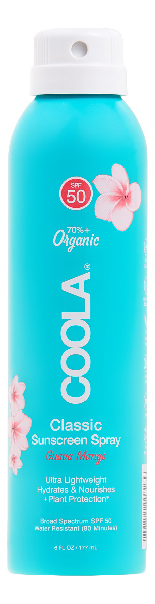 Солнцезащитный спрей для тела Body Sunscreen Spray Guava Mango SPF50: Спрей 177мл