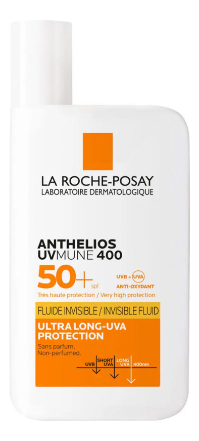 

Флюид для лица и кожи вокруг глаз Anthelios Shaka Invisible Fluid SPF50+ PA++++ 50мл (без запаха)