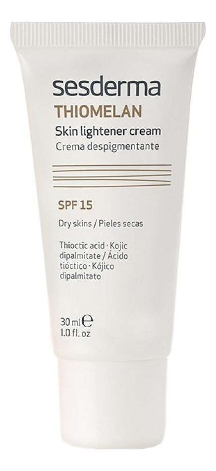 

Депигментирующий крем для лица Thiomelan Crema Despigmentante SPF15 30мл