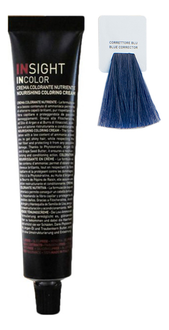 

Крем-краска для волос с фитокератином Incolor Crema Colorante 60мл: Корректор синий, Крем-краска для волос с фитокератином Incolor Crema Colorante 60мл