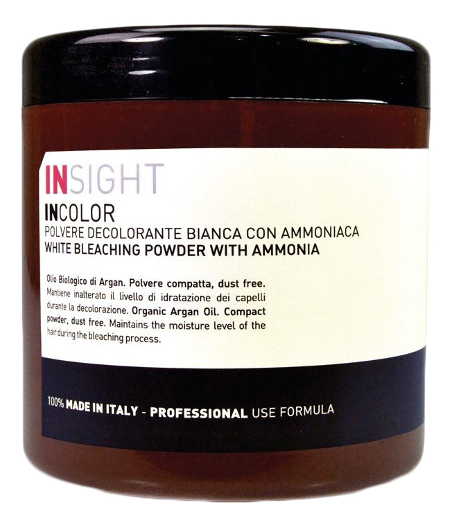 

Обесцвечивающая пудра с органическим маслом арганы Incolor Polvere Decolorante Bianca Con Ammoniaca 500г