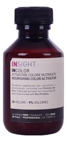 

Протеиновый активатор для окрашивания и обесцвечивания волос Incolor Attivatore Colore Nutriente 150мл: Активатор 9%, Протеиновый активатор для окрашивания и обесцвечивания волос Incolor Attivatore Colore Nutriente 150мл