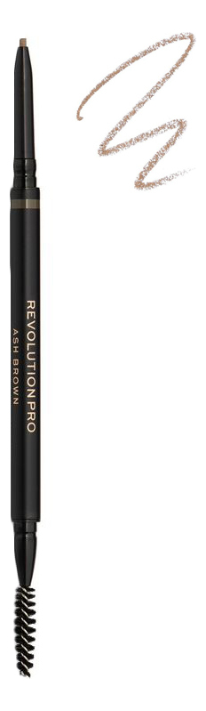 

Контурный карандаш для бровей со щеточкой Define & Fill Brow Pencil: Ash Brown, Контурный карандаш для бровей со щеточкой Define & Fill Brow Pencil