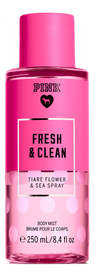 

Парфюмерный спрей для тела Pink Fresh & Clean Body Mist 250мл