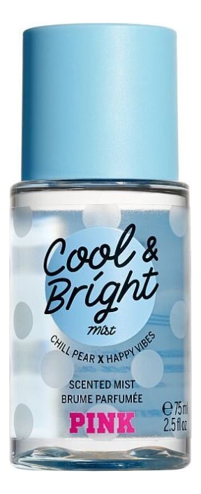 

Парфюмерный спрей для тела Pink Cool & Bright Body Mist: Спрей 75мл, Парфюмерный спрей для тела Pink Cool & Bright Body Mist