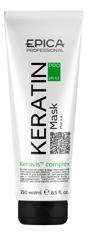 

Маска для реконструкции и глубокого восстановления волос с кератином Keratin Pro Mask: Маска 250мл, Маска для реконструкции и глубокого восстановления волос с кератином Keratin Pro Mask