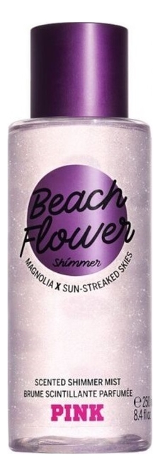 

Парфюмерный спрей для тела Pink Beach Flower Scented Shimmer Mist 250мл