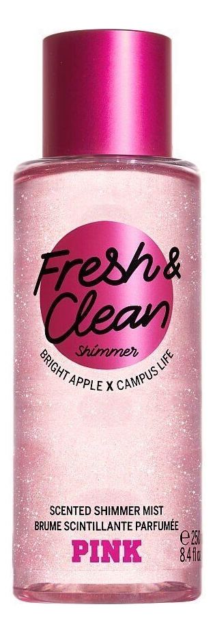 

Парфюмерный спрей для тела Pink Fresh & Clean Scented Shimmer Mist 250мл