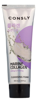 Укрепляющая пенка для умывания с морским коллагеном Marine Collagen Cleansing Foam 100мл