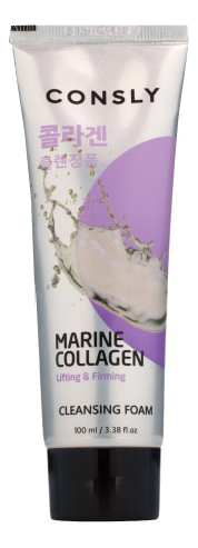 цена Укрепляющая пенка для умывания с морским коллагеном Marine Collagen Cleansing Foam 100мл