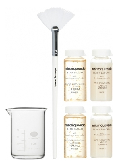 

Набор для волос Black Baccara Bond Rejuvenating Luxe Cure (концентрат с золотом 2*20мл + концентрат-активатор 2*20мл + кисть + стеклянная чаша)