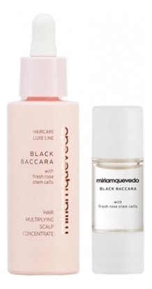 miriamquevedo black baccara hair multiplying scalp concentrate pre treatment exfoliator set Набор для кожи головы (эксфолиант Black Baccara Hair Multiplying Scalp Concentrate 30мл + омолаживающий концентрат Pre-Treatment Exfoliator 10мл)