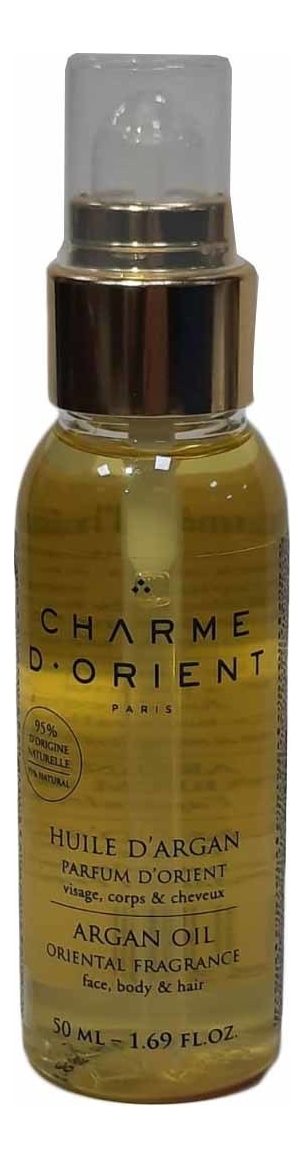 Масло аргановое с восточным ароматом Huile D’Argan Parfum D’Orient: Масло 50мл