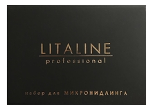 Litaline Набор для микронидлинга Укрепление волос (био-сыворотка активная 5*7мл + активный регенерирующий гель 75мл)