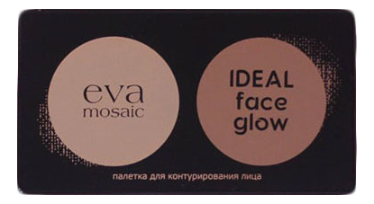Купить Палетка для контурирования лица Ideal Face Glow 7г, Eva Mosaic