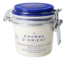 Charme D'Orient Масло для тела с ароматом ванили Beurre De Karite A L’Huile D’Argan Parfum Vanilla 200мл