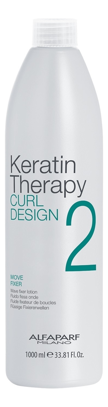 Кератиновый лосьон-фиксатор для завивки волос Keratin Therapy Curl Design Move Fixer 1000мл 2987₽