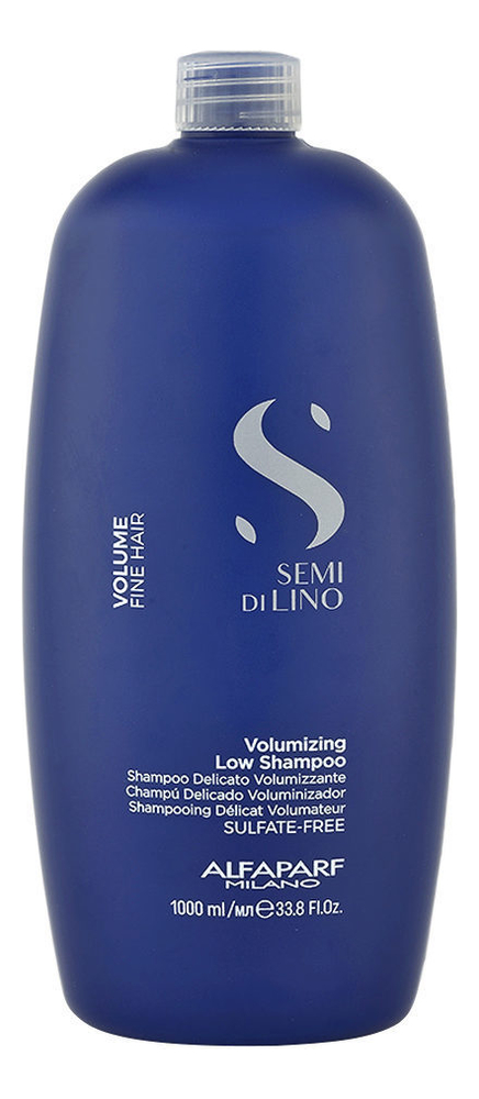 Купить Шампунь для придания объема волосам Semi Di Lino Volumizing Low Shampoo: Шампунь 1000мл, Alfaparf Milano