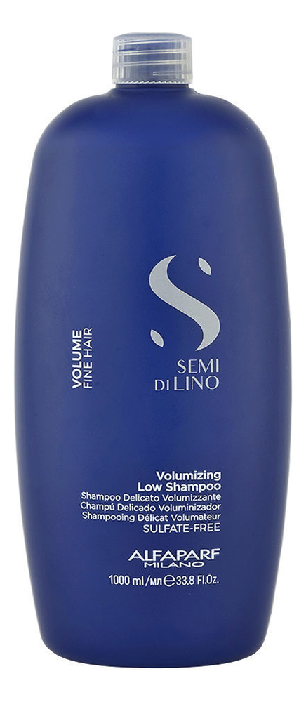 Шампунь для придания объема волосам Semi Di Lino Volumizing Low Shampoo: Шампунь 1000мл шампунь для придания объема волосам semi di lino volumizing low shampoo шампунь 250мл