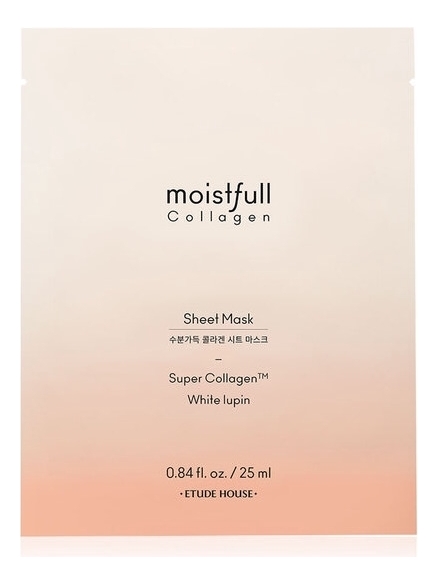 

Тканевая маска для лица Moistfull Collagen Sheet Mask Super Collagen 25мл: Маска 25г, Тканевая маска для лица Moistfull Collagen Sheet Mask Super Collagen 25мл