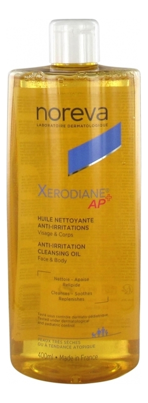 Очищающее масло для лица и тела против раздражений Xerodiane AP+ Anti-Irritation Cleansing Oil 400мл