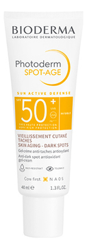 Солнцезащитный гель-крем для кожи с пигментацией и признаками старения Photoderm Spot-Age SPF50+ 40мл