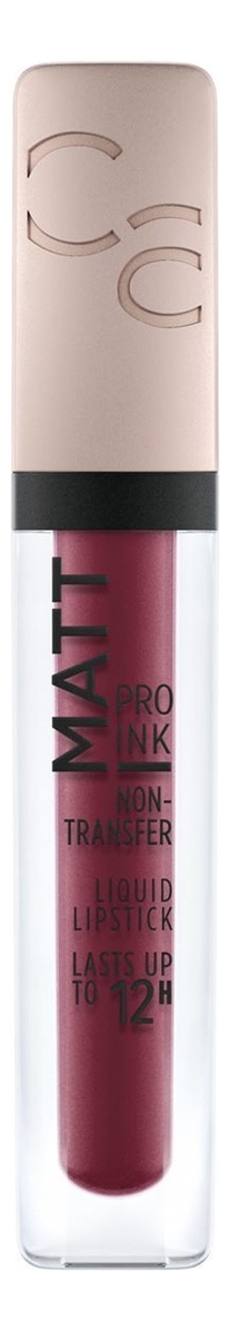 

Жидкая матовая помада для губ Matt Pro Ink Non-Transfer Liquid Lipstick 5мл: 100 Courage Code, Жидкая матовая помада для губ Matt Pro Ink Non-Transfer Liquid Lipstick 5мл