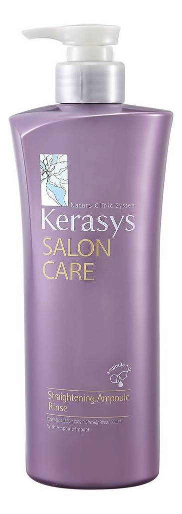 

Кондиционер для волос Salon Care Straightening Ampoule Rinse: Кондиционер 600мл, Кондиционер для волос Salon Care Straightening Ampoule Rinse