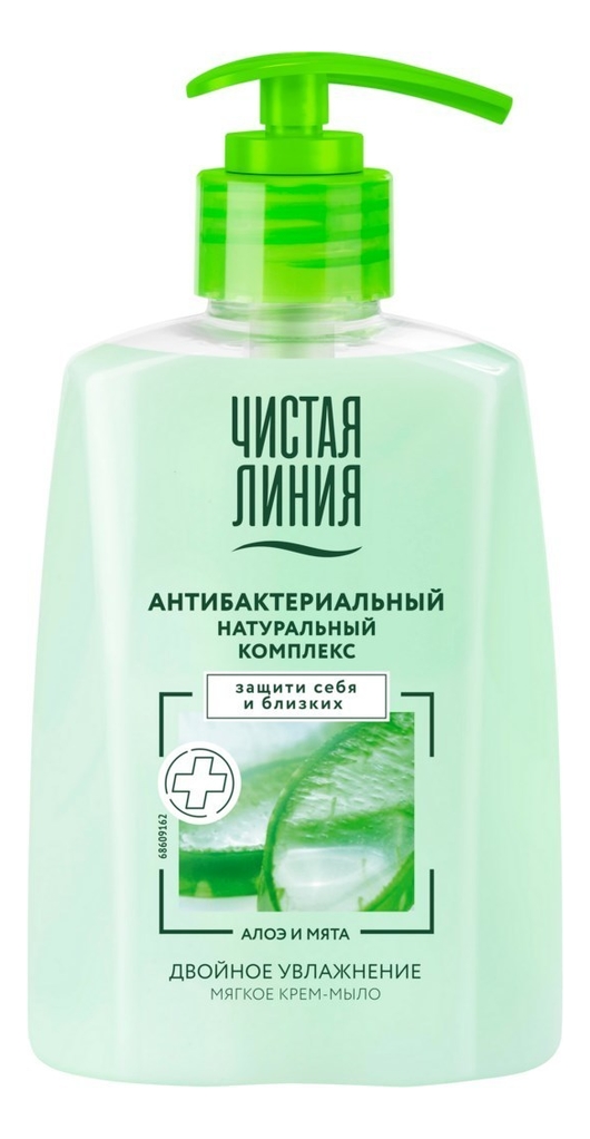 

Мягкое крем-мыло Двойное увлажнение Алоэ и мята 250мл: Крем-мыло 250мл, Мягкое крем-мыло Двойное увлажнение Алоэ и мята