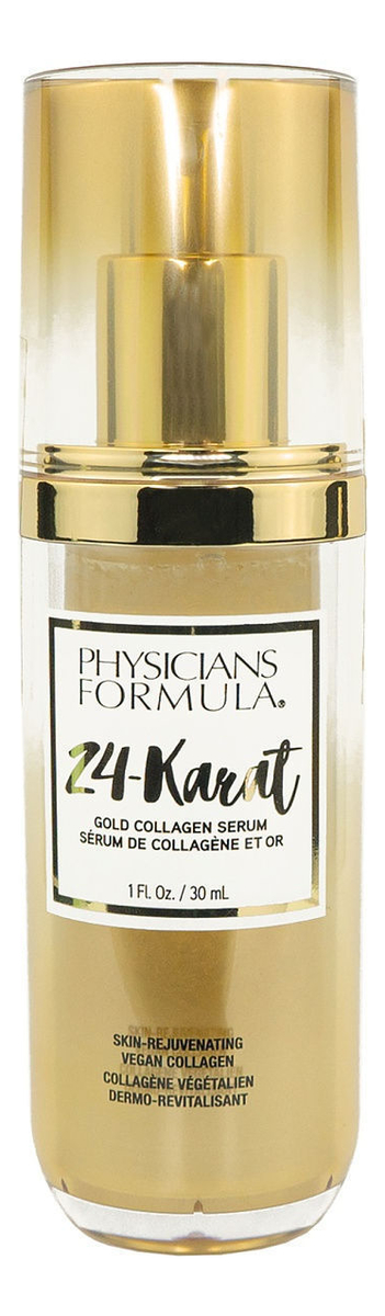 

Сыворотка для лица с коллагеном и 24-каратным золотом 24-Karat Gold Collagen Serum 30мл